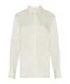 Totême Long Sleeve Shirt In White