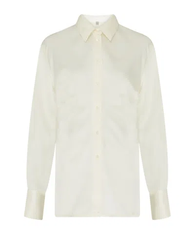 Totême Long Sleeve Shirt In White