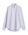 Totême Long-sleeve Striped Shirt In White