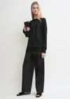 Totême Long-sleeve Tee Knit Black