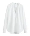 Totême Toteme White V-neck Shirt In White