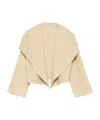 Totême Toteme Signature Double Face Wool Jacket In Nude
