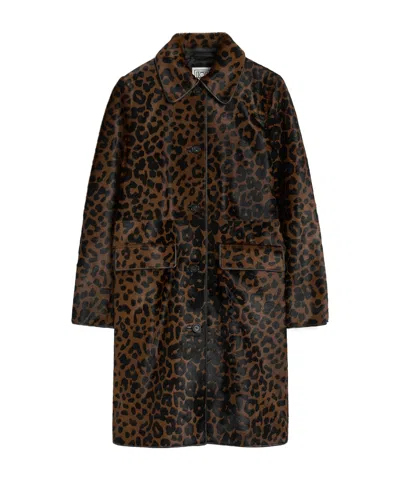 Totême Long-sleeved Coat In Black