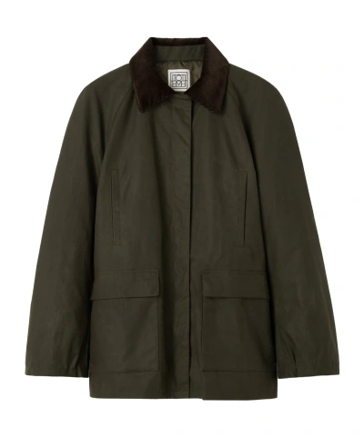 TOTÊME TOTÊME COLLARED POCKET DETAILED JACKET