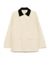 Totême Summer Country Organic Cotton Jacket In Nude