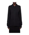 Totême Long-sleeved Shirt In Black