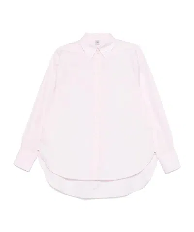 Totême Long-sleeved Shirt In White