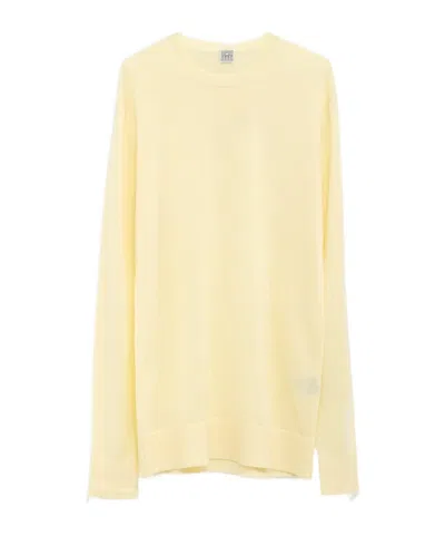 Totême Long-sleeved T-shirt In Brown