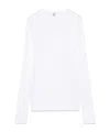 Totême Long-sleeved T-shirt In White