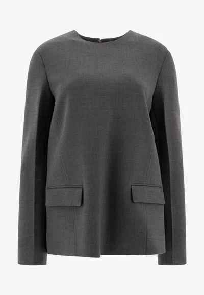 Totême Long-sleeved Tailored Top