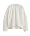 Totême Long-sleeved Top In White
