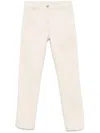 Totême Low-rise Slim-fit Jeans In Neutrals
