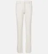 Totême Low-rise Slim Jeans In Weiss
