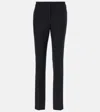 Totême Low-rise Slim Pants In Black