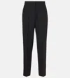 Totême Double-pleated Tailored Wool Blend Pants In Black