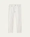 Totême Low Rise Tapered Denim Pants In White