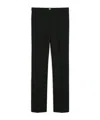 Totême Low-rise Wool Trousers In Black