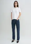Totême Low Straight Denim Indigo In Blue