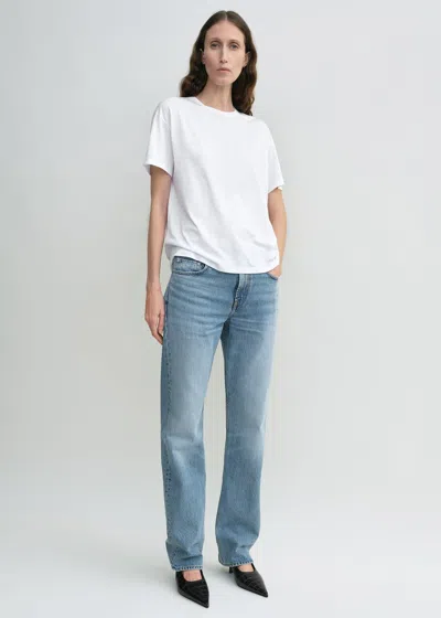 Totême Low Straight Denim True Vintage In White