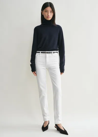Totême Toteme Tapered-leg Jeans In White