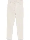 Totême Toteme Tapered Jeans In Neutrals