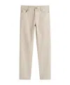 Totême Low-taper Jeans In Nude