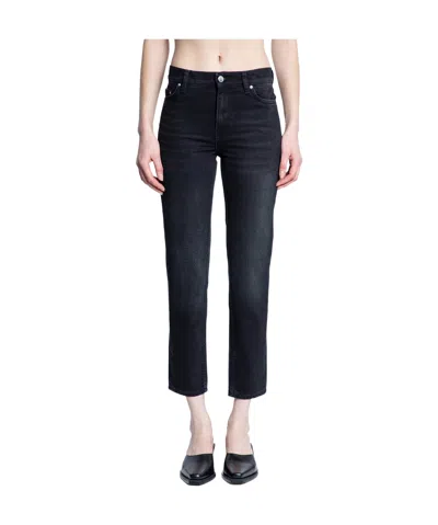 Totême Low-tapered Jeans In Black