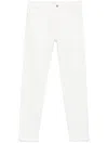Totême Low Tapered Jeans In White