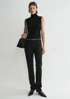 Totême Low-waist Cigarette Trousers Black In Black