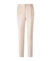 Totême Low-waist Satin Trousers In Nude