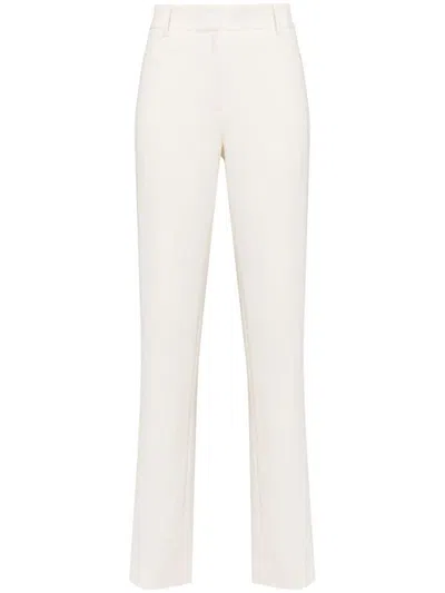 Totême Low-waist Slim Trouser In Neutrals