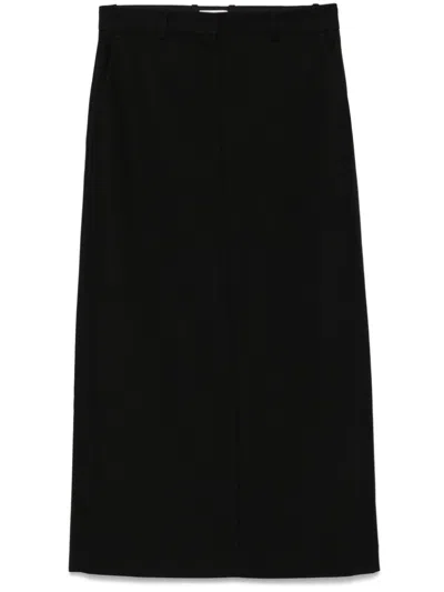 TOTÊME LOW-WAIST STRAIGHT MAXI SKIRT