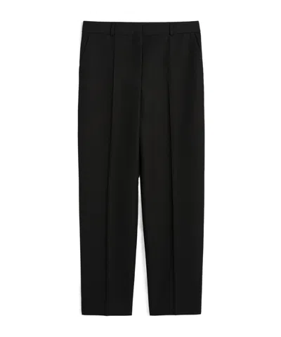 Totême Low-waist Tailored Trousers In Black