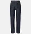 Totême Mid-rise Twisted Seam Straight-leg Jeans In Blue