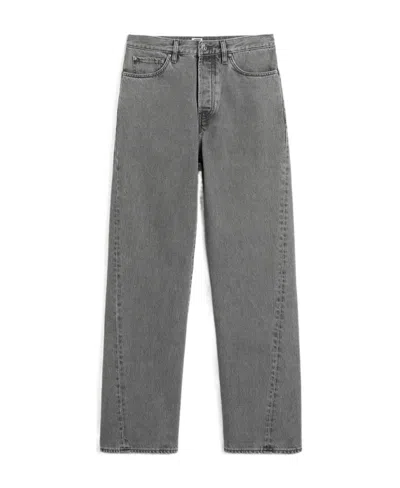 Totême Mid-rise Straight-leg Jeans In Gray