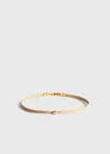 Totême Mini Diamond Bracelet Beige/gold