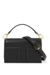 Totême T-flap Naplack-leather Mini Bag In Black