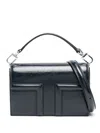 Totême Mini T-flap Tote Bag In Blue