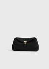 Totême Mini T-lock Clutch Black