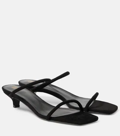 TOTÊME MINIMALIST 35 SUEDE SANDALS
