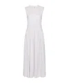 Totême Toteme Women Long Sleeveless Cotton Dress In Multi