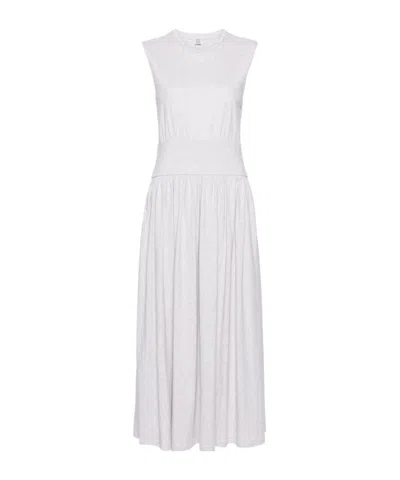 TOTÊME MÉLANGE-EFFECT JERSEY MIDI DRESS