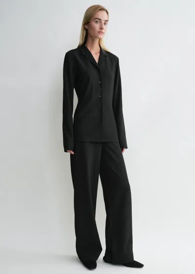Totême Monogram Cady Shirt Black