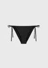 Totême Monogram Pointelle Bikini Bottoms Black
