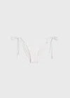 Totême Monogram Pointelle Bikini Bottoms White