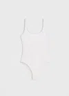 Totême Monogram Pointelle Swimsuit White