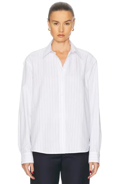 TOTÊME MONOGRAM STRIPED TOP