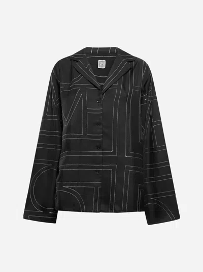 TOTÊME MONOGRAN SILK SHIRT