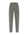 Totême Multi-pocket Denim Trousers In Gray