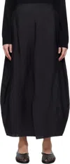 Totême Navy Parachute Maxi Skirt In Nightfall 274